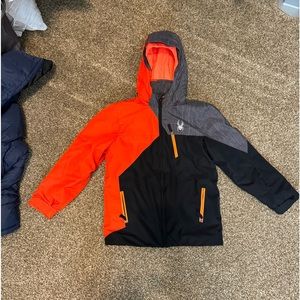 Boys size 12 spyder coat and pant set